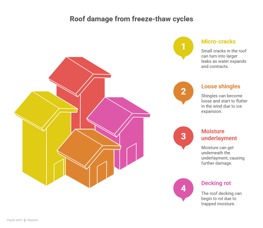 How Freeze–Thaw Cycles Tear Your Roof Apart from the Inside Out
