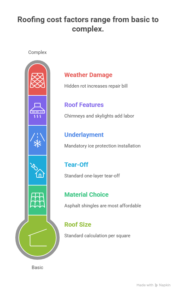 Main Factors That Affect Roofing Cost - visual selection