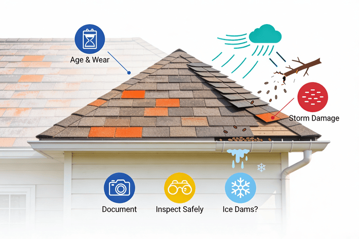 Roof trouble in Massachusetts  Andover