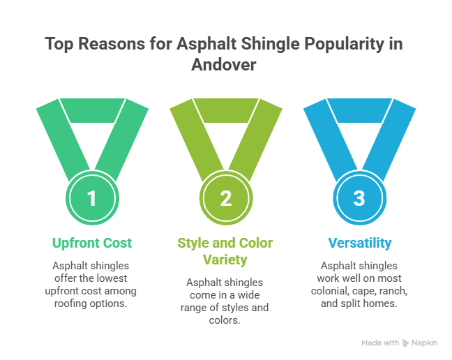Why Asphalt Shingles Stay So Popular in Andover - visual selection